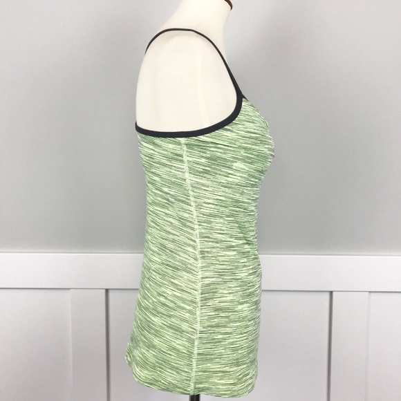 Lucy Athletic Racerback Tank Top Green Medium - Picture 3 of 8